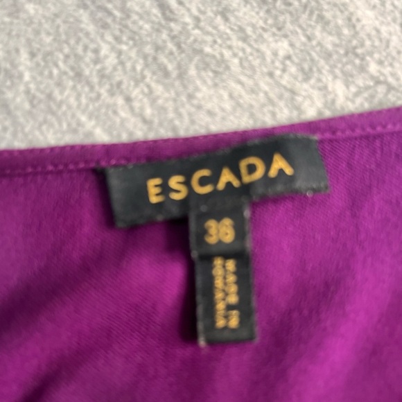 Tommy hilfiger Escada Elegant Black and White Patterned Dress suze 16 - Picture 3 of 12